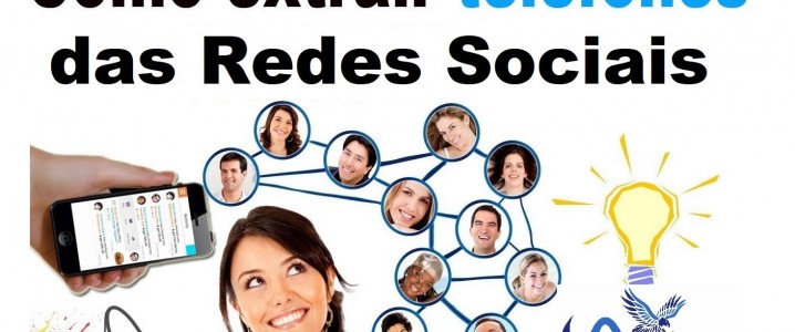 Extrator de Contatos Telefones Redes Sociais Facebook, Instagram, Linkedin, Twitter e Telegram!
