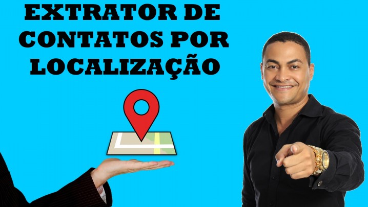 Extrator de Contatos por Localização