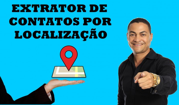 Extrator de Contatos por Localização