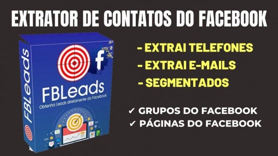 Facebook Extrator 